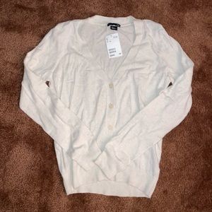 New H&M cardigan in oatmeal heather size XS